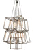 Meyda Tiffany - 183998 - Nine Light Pendant - Kitzi - Chrome