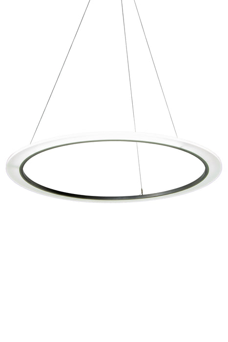 Meyda Tiffany - 184907 - LED Pendant - Anillo - Nickel