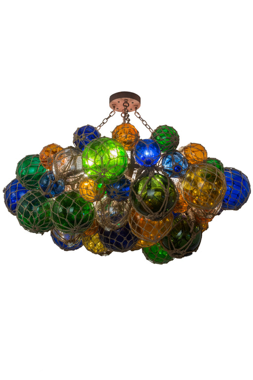 Meyda Tiffany - 185262 - Eight Light Chandelier - Bijoux Colores - Rust,Wrought Iron