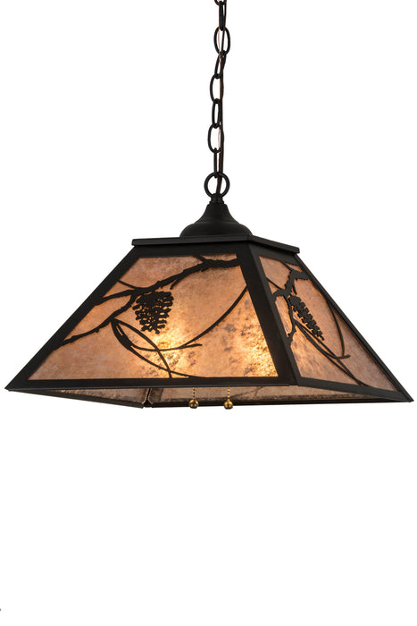 Meyda Tiffany - 185768 - Two Light Pendant - Whispering Pines - Oil Rubbed Bronze