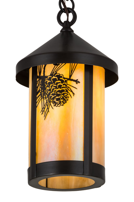 Meyda Tiffany - 187065 - One Light Pendant - Fulton - Craftsman Brown