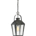 Quoizel - CRG1910MB - One Light Outdoor Hanging Lantern - Carriage - Mottled Black
