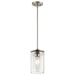 Kichler - 43996NI - One Light Mini Pendant - Crosby - Brushed Nickel