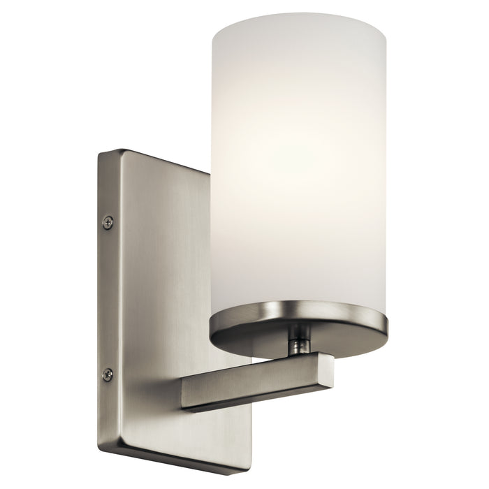 Kichler - 45495NI - One Light Wall Sconce - Crosby - Brushed Nickel