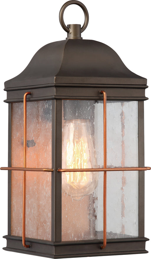 Nuvo Lighting - 60-5832 - One Light Outdoor Lantern - Howell - Bronze / Copper Accents