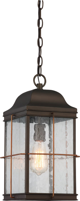 Nuvo Lighting - 60-5836 - One Light Hanging Lantern - Howell - Bronze / Copper Accents