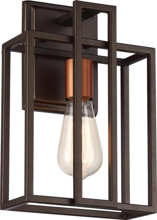 Nuvo Lighting - 60-5851 - One Light Wall Sconce - Lake - Forest Bronze / Copper Accents