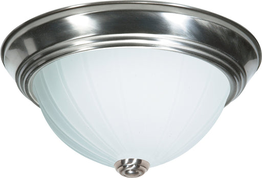 Nuvo Lighting - SF76-243 - Two Light Flush Mount - Brushed Nickel