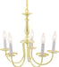Nuvo Lighting - SF76-280 - Five Light Chandelier - Polished Brass