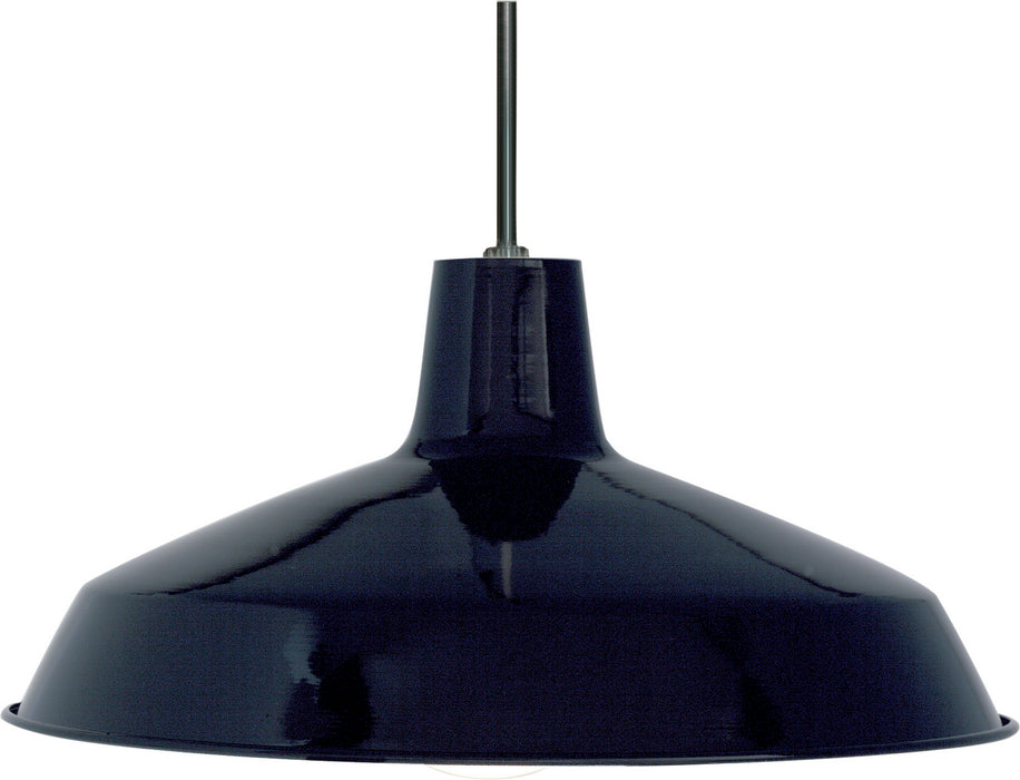 Nuvo Lighting - SF76-284 - One Light Pendant - Black / Steel