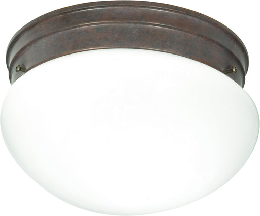 Two Light Flush Mount Old Bronze