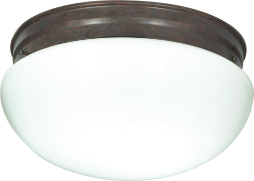 Two Light Flush Mount Old Bronze