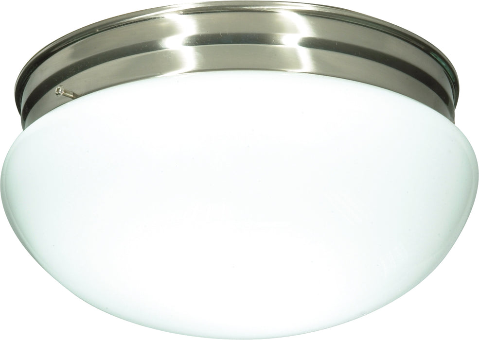 Nuvo Lighting - SF76-605 - Two Light Flush Mount - Brushed Nickel