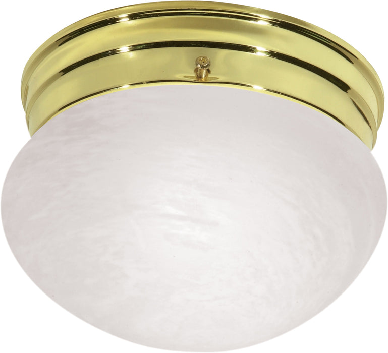 Nuvo Lighting - SF76-672 - One Light Flush Mount - Polished Brass