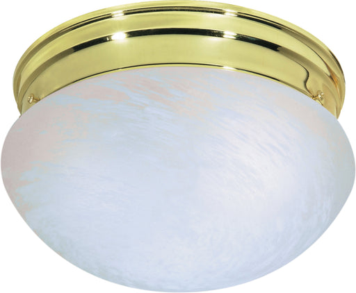 Nuvo Lighting - SF76-675 - Two Light Flush Mount - Polished Brass