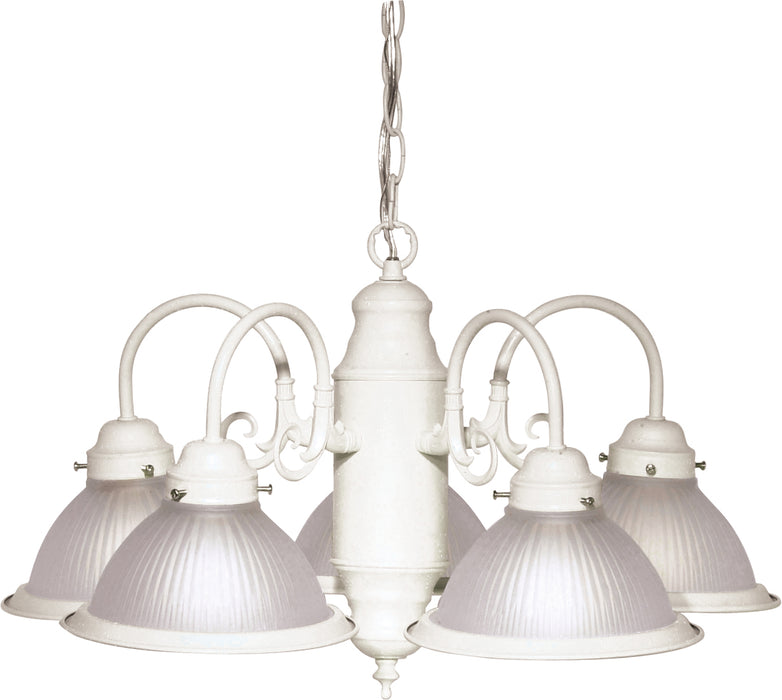 Nuvo Lighting - SF76-693 - Five Light Chandelier - Textured White