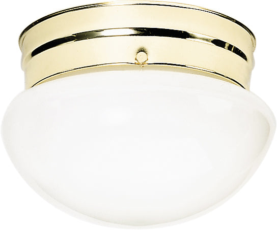 Nuvo Lighting - SF77-061 - Two Light Flush Mount - Polished Brass