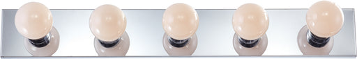 Five Light Vanity Polished Chrome