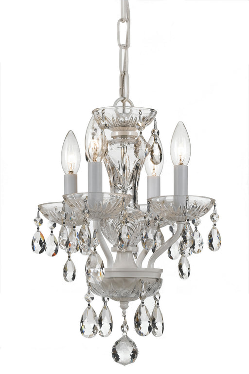 Crystorama - 5534-WW-CL-S - Four Light Mini Chandelier - Traditional Crystal - Wet White