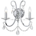 Crystorama - 6822-CH-CL-MWP - Two Light Wall Mount - Othello - Polished Chrome