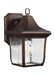 Generation Lighting - OL13100PTBZ - One Light Outdoor Wall Lantern - Oakmont - Patina Bronze