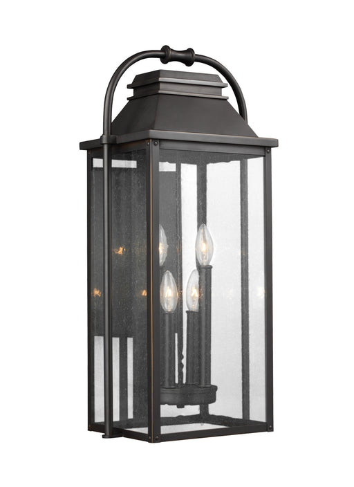 Generation Lighting - OL13202ANBZ - Four Light Outdoor Wall Lantern - Wellsworth - Antique Bronze