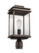 Generation Lighting - OL13607ANBZ - One Light Outdoor Post Lantern - Glenview - Antique Bronze