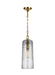 Generation Lighting - P1446BBS - One Light Pendant - Elmore - Burnished Brass