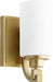 Quorum - 5407-1-80 - One Light Wall Mount - Lancaster - Aged Brass