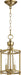 Quorum - 6822-2-80 - Two Light Entry Pendant - Rossington - Aged Brass