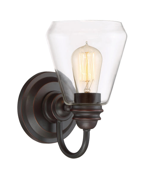 Designers Fountain - 90201-SB - One Light Wall Sconce - Foundry - Satin Bronze