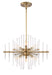 Designers Fountain - 90486-BAB - Six Light Chandelier - Reeve - Burnished Antique Brass