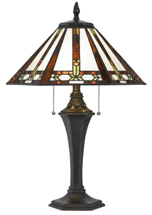 Cal Lighting - BO-2717TB - Two Light Table Lamp - Tiffany