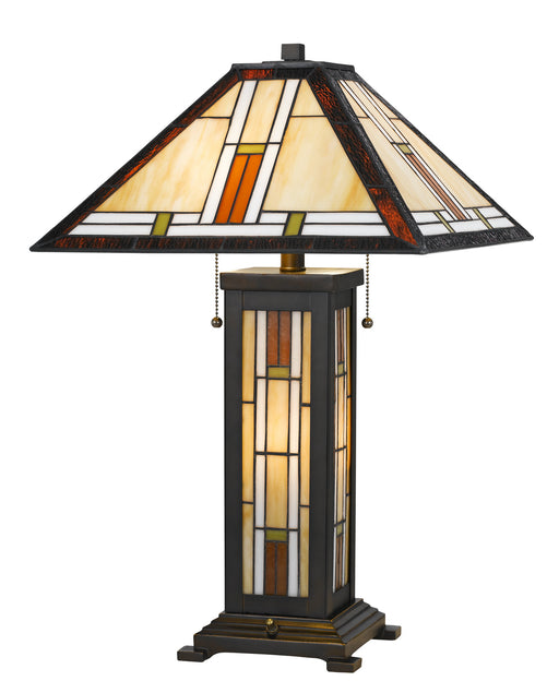 Cal Lighting - BO-2719TB - Three Light Table Lamp - Tiffany