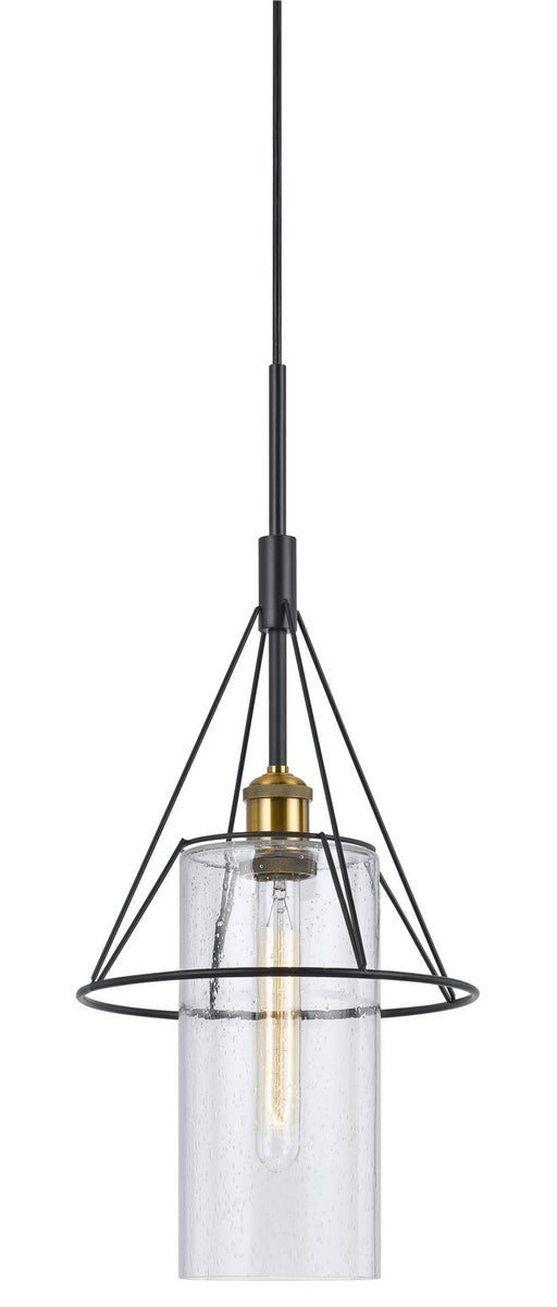 Cal Lighting - FX-3653-1 - One Light Chandelier - Antique Brass/Black