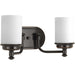 Progress Lighting - P300013-139 - Two Light Bath - Glide - Rubbed Bronze