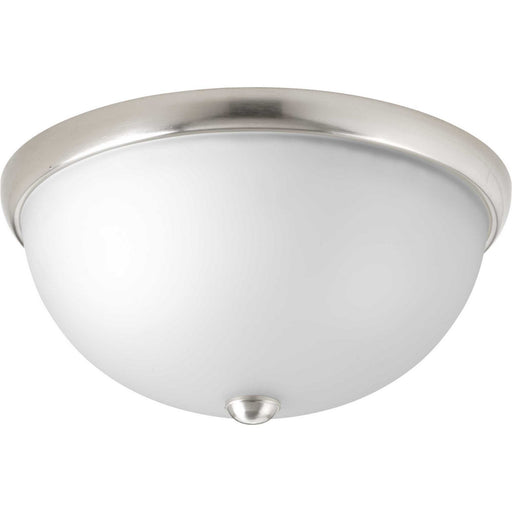 Progress Lighting - P350044-009 - Two Light Flush Mount - Glass Domes - Brushed Nickel