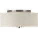 Progress Lighting - P3713-09 - Two Light Flush Mount - Inspire - Brushed Nickel