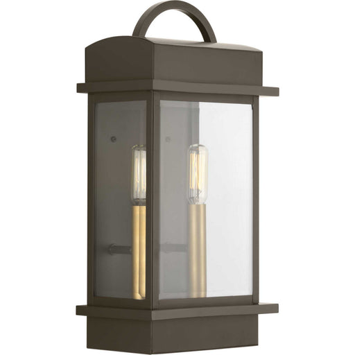 Progress Lighting - P560002-020 - Two Light Wall Lantern - Santee - Antique Bronze