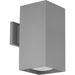 Progress Lighting - P5643-82-30K - One Light Wall Lantern - LED Squares - Metallic Gray