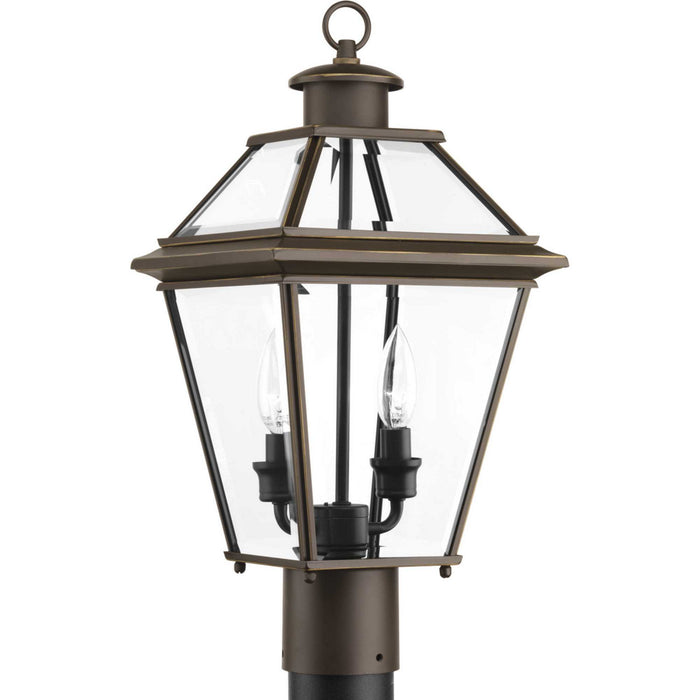 Progress Lighting - P6437-20 - Two Light Post Lantern - Burlington - Antique Bronze