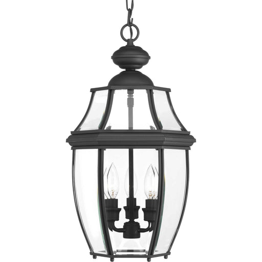 Progress Lighting - P6533-31 - Three Light Hanging Lantern - New Haven - Black