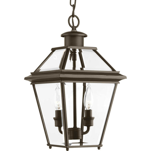 Progress Lighting - P6537-20 - Two Light Hanging Lantern - Burlington - Antique Bronze