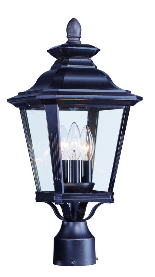 Maxim - 1130CLBZ - Three Light Outdoor Pole/Post Lantern - Knoxville - Bronze