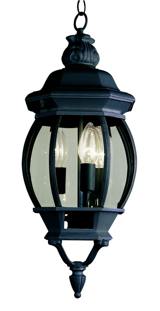 Trans Globe Imports - 4066 BK - Three Light Hanging Lantern - Parsons - Black