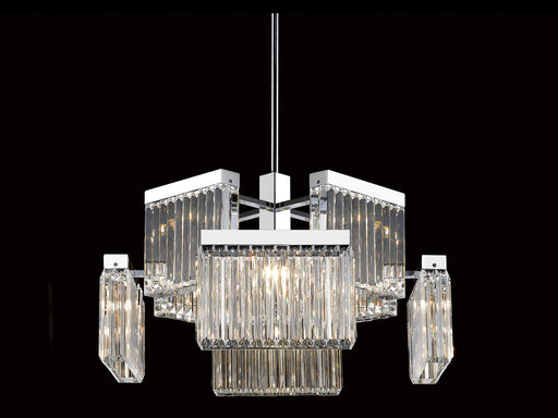 Avenue Lighting - HF4008-PN - Eight Light Chandelier - Broadway - Polished Nickel