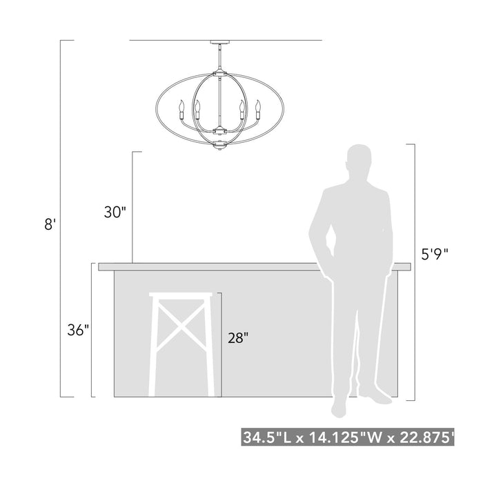 Colson PW Linear Pendant-Pendants-Golden-Lighting Design Store