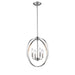 Golden - 3167-4P PW - Four Light Chandelier - Colson PW - Pewter