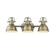 Duncan AB Bath Vanity Light-Bathroom Fixtures-Golden-Lighting Design Store