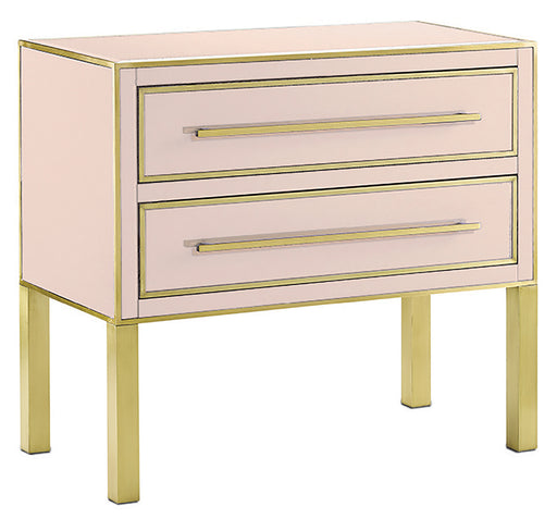 Currey and Company - 3000-0029 - Chest - Arden - Silver Peony/Satin Brass